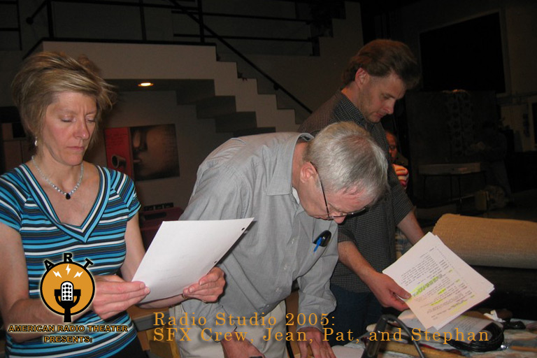 Picture of the sound effects crew